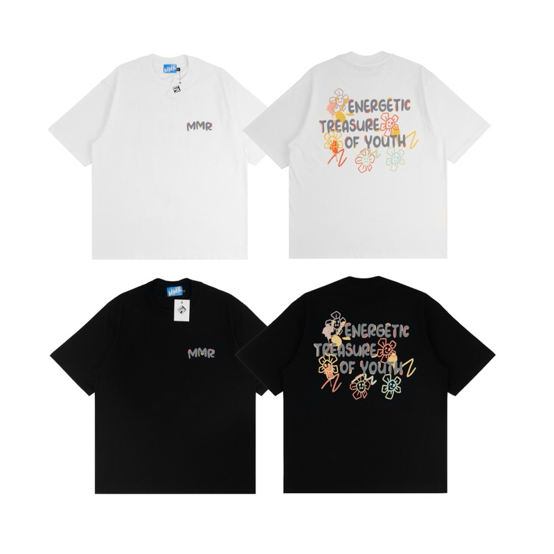 MMR ENERGETIC WHITE/BLACK TEE
