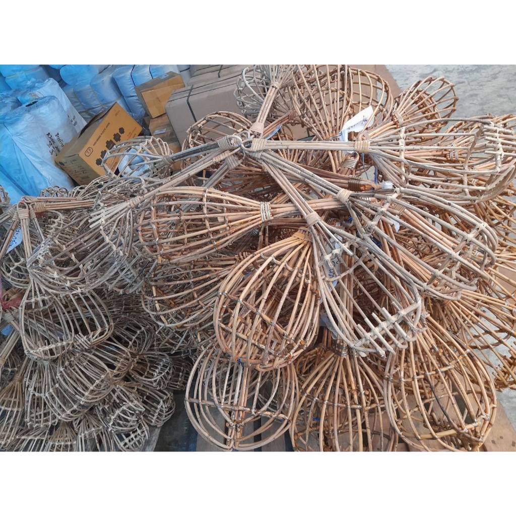 ตะกร้อสอยผลไม้หวาย ที่สอยผลไม้แบบหวาย ที่สอยมะม่วง ตะกร้อหวาย - รูปที่ 4