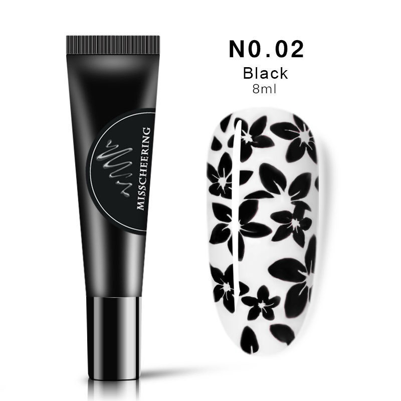 สีปั้มลายเล็บ แบบเจลต้องเข้าอบ Misschering - รูปที่ 2