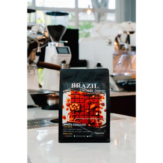 Pangkhon Coffee Roaster BRAZIL CERRADO JAGUAR เมล็ดกาแฟคั่ว Bazil Cerrado Jaguar Pulped Natural Process เมล็ดกาแฟบราซิล