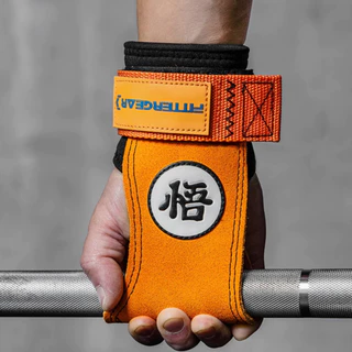 FITTERGEAR : POWER GRASP - WU ถุงมือยกน้ำหนักช่วยเสริมแรงสำหรับ Deadlifts, Pull-ups