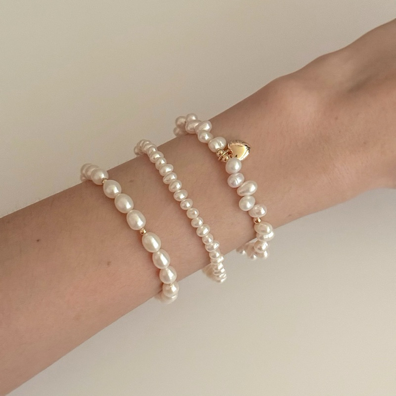 shellandgold - สร้อยข้อมือมุกน้ำจืดแท้แบบมุกคัด