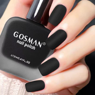 GOSMANสีทาเล็บแมทแบบไม่ต้องอบ สวยตรงปกมาก มีหลากหลายสีให้เลือกขนาด 12 ml. 💄พร้อมส่งในไทย💄