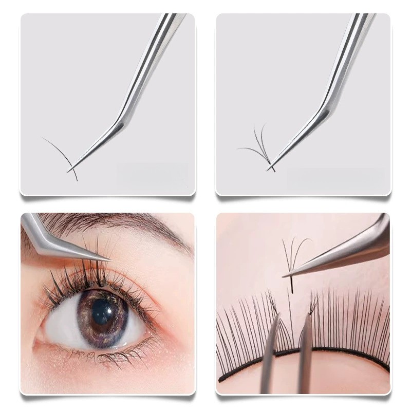 แหนบ ที่หนีบขนตา กระดาษซับน้ำมัน เครื่องตัดแต่งคิ้ว สติกเกอร์ทำตาสองชั้น - รูปที่ 6