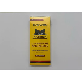 KATimun อาหารเสริมแมว เเคททิมุน L-Lysine & Beta-glucan ไลซีน พลัส เบต้า กลูเเคน กระตุ้นภูมิคุ้มกันแมว