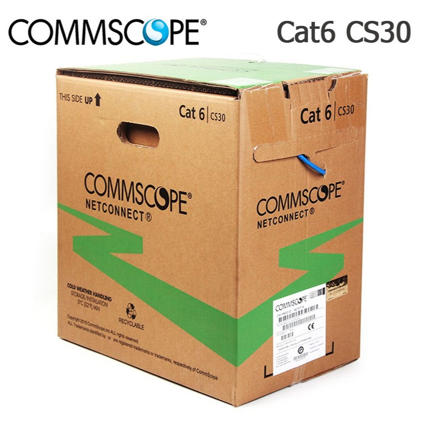 สาย LAN AMP by commscope CAT6 CS30 305 เมตร และ CS31 มีตัวเลือก