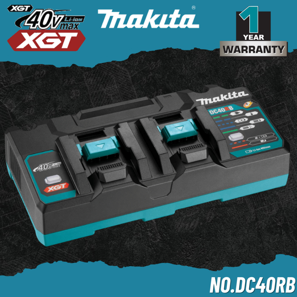 MAKITA เครื่องชาร์จแบตเตอรี่คู่ 40V No.DC40RB