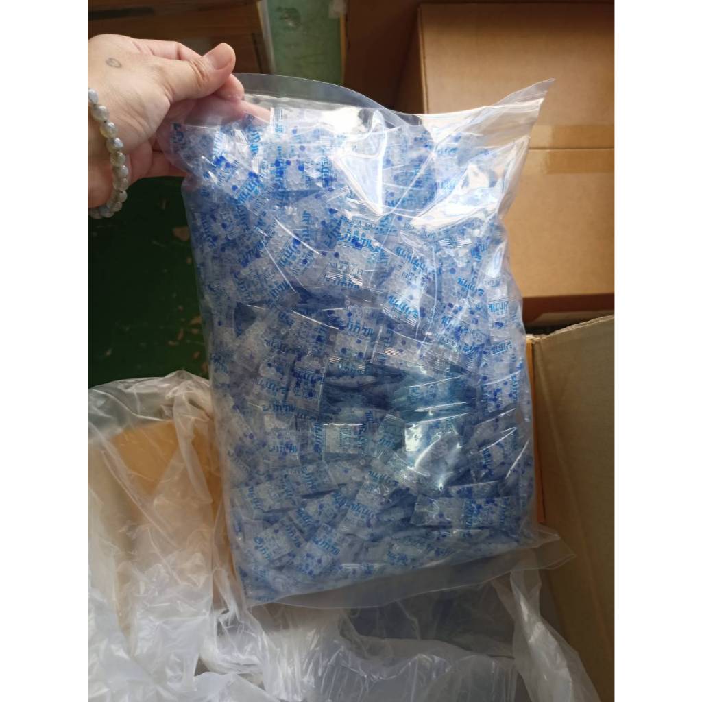 304 ซองกันชื้น (Siliga gel) ขนาด1กรัม  แบบ 100 ซอง/แพ็ค
