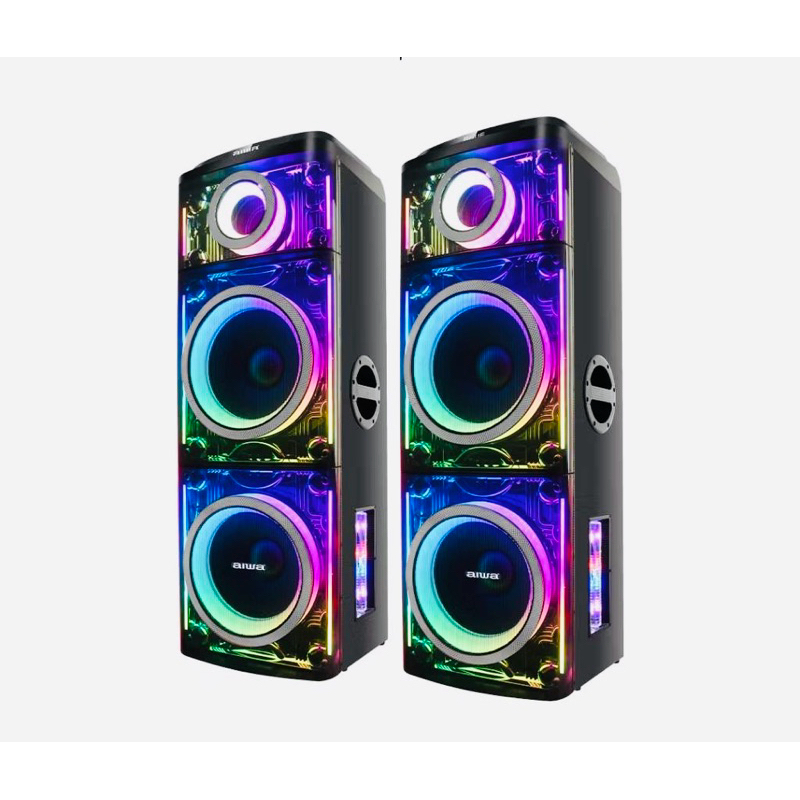 AIWA AW-X2120 DUAL PROลำโพงบลูทูธปาร์ตี้