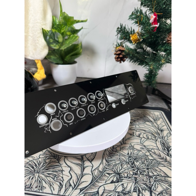 เพลทไฟลำโพงบลูทธู ปรีไมค์ZK-AMP (วัดดิจิตอล) B01