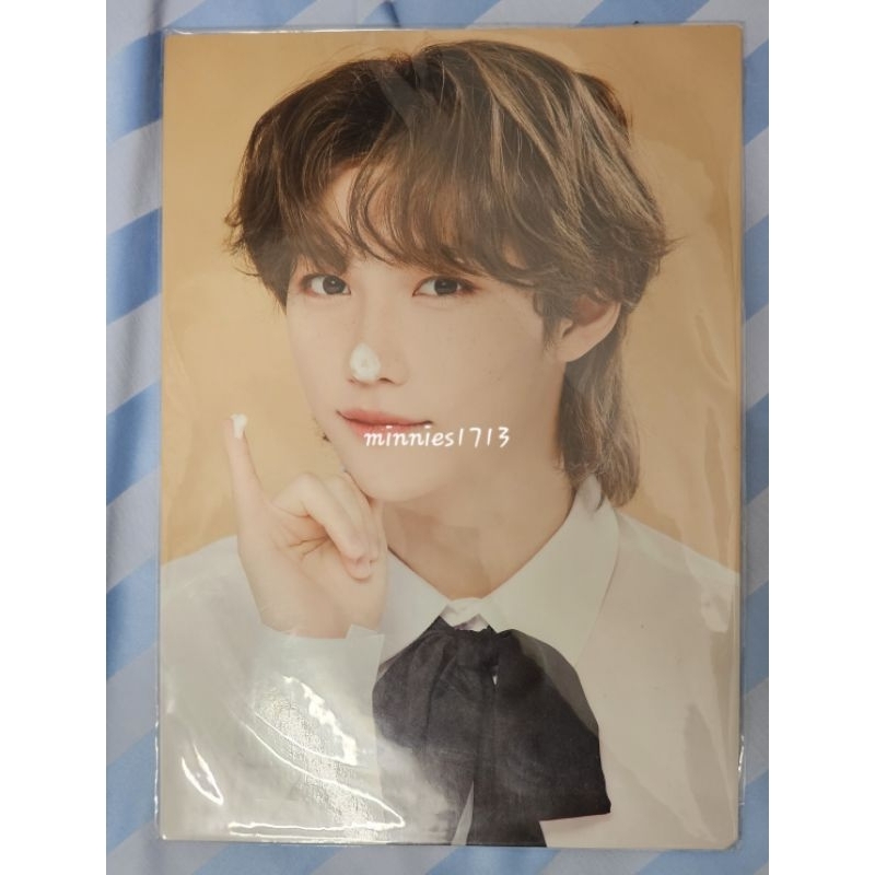 ของแท้ (แกะแล้ว, สภาพดีมาก) Stray Kids Cafe JP Felix Clear File, Postcard / ของแท้ (ของใหม่) Distric
