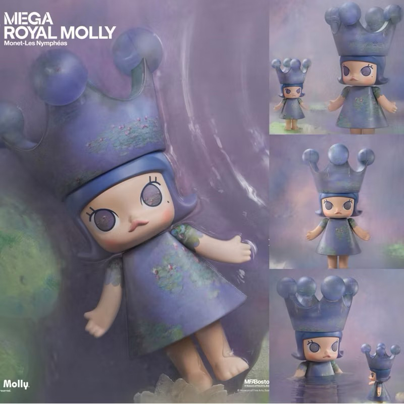 พร้อมส่งจากไทย 🇹🇭 MEGA ROYAL MOLLY 400% Monet-Les Nymphéas (Royal Molly Monet)