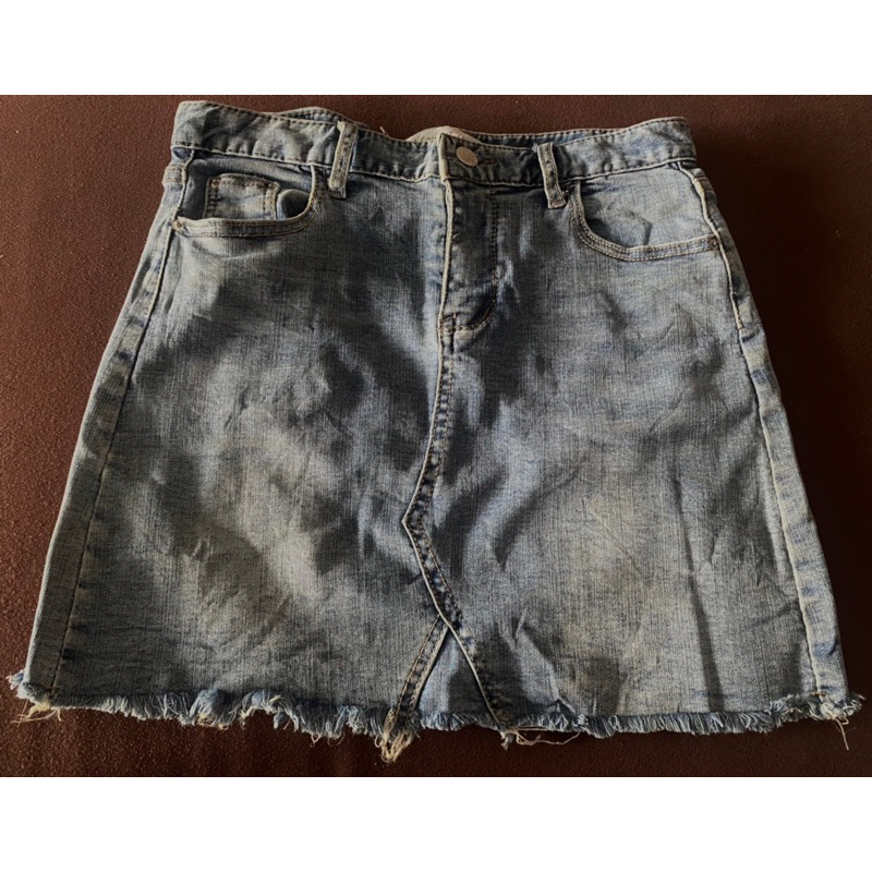 กระโปรงสั้น กระโปรงยีนส์สั้น y2k