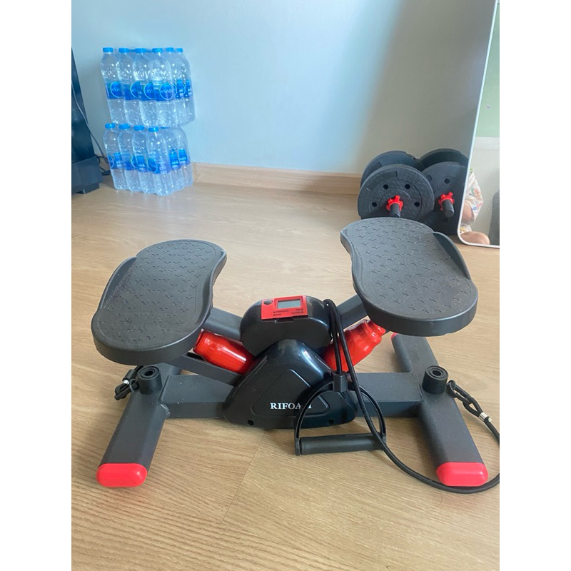 สเต็ปเปอร์ V-shape stepper เครื่องเหยียบออกกำลังกาย พร้อมเชือกดึง เครื่องออกกำลังกาย