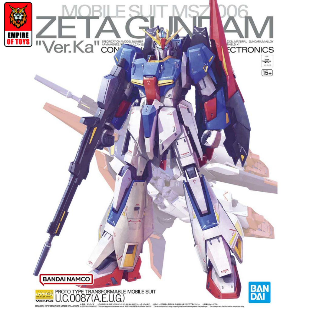 Bandai (MG 1/100) Zeta Gundam Ver.Ka (พร้อมส่ง)