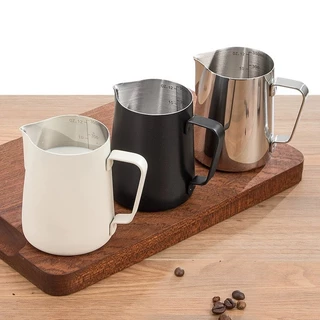 360ml/600ml เหยือกตีฟองนม ถ้วยตีฟองนม พิชเชอร์ ถ้วยตีฟองนม สแตนเลส Stainless Milk Pitcher สเตนเลส304
