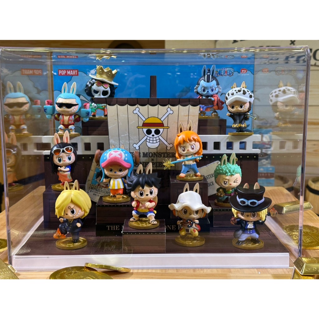 พร้อมส่งจากกรุงเทพ ลาบูบู้วันพีช Popmart THE MONSTERS × One Piece Series Figures ของแท้100%%