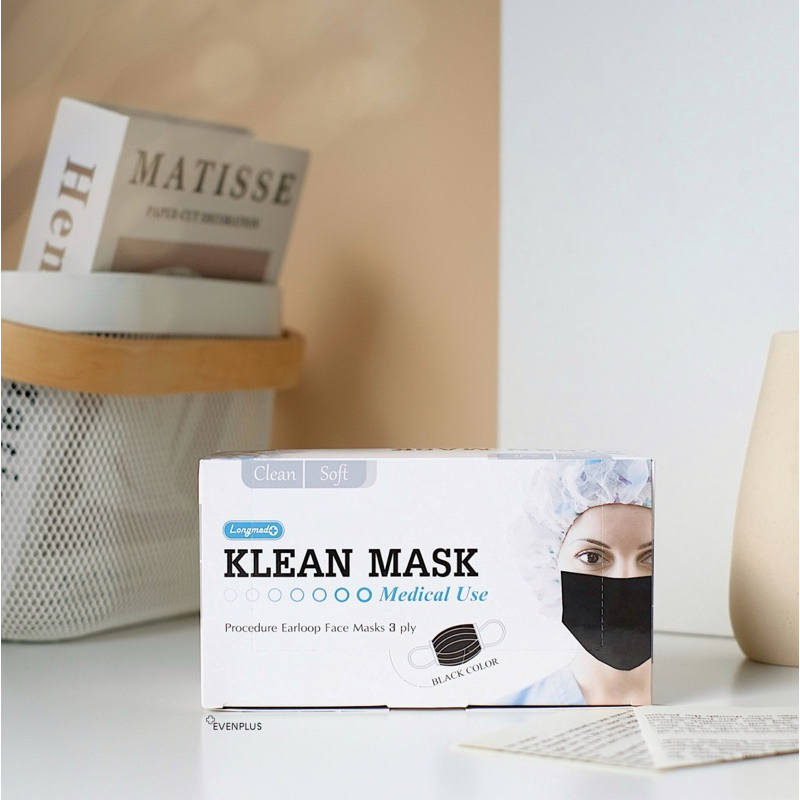 ส่งไว ล็อตใหม่ KLEAN MASK 5 สี✨✅ กันฝุ่น PM2.5 หน้ากากอนามัย ทางการแพทย์ Medical Use แมสหน้าเรียว 3D LONGMED แมส v fit - รูปที่ 6