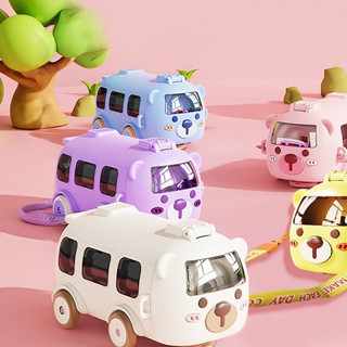 ถ้วยน้ำสร้างสรรค์รูปทรงรถ,แก้วน้ำการ์ตูน 500ml,แก้วน้ำแบบพกพ…