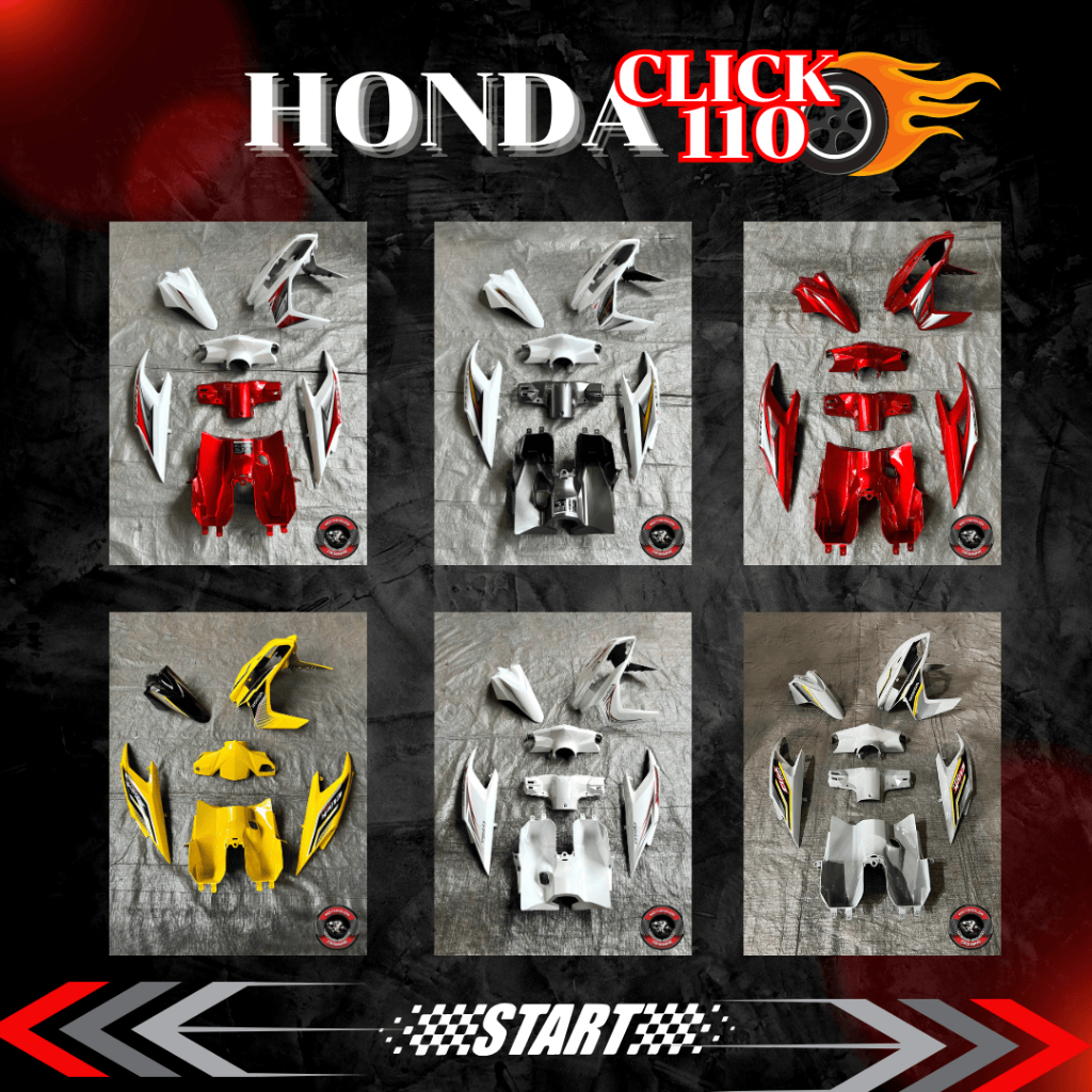 ชุดสีclick 110i ปี2008 ชุดสีคลิก110i แจ้งได้ทุกสี สีอื่นๆแจ้งในแชท