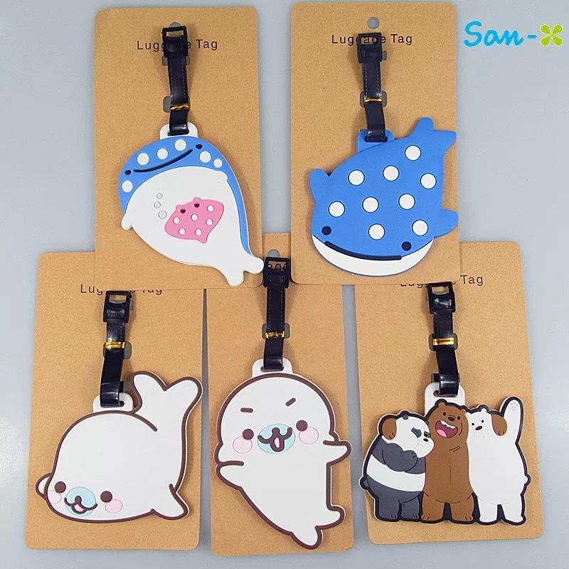 🐻พร้อมส่ง🐻 Luggage tag ป้ายTag แท็กกระเป๋าเดินทาง ป้ายชื่อห้อยกระเป๋า ป้ายแท็ก