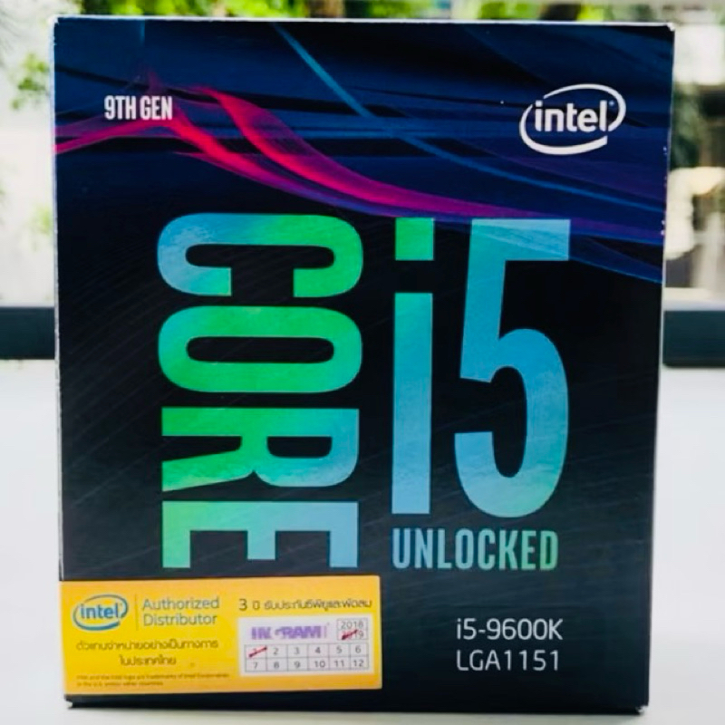 CPU (ซีพียู) Intel Core I5 9600K (4.60GHz) 6C/6T LGA1151v2 ตัวท็อป พร้อมส่ง