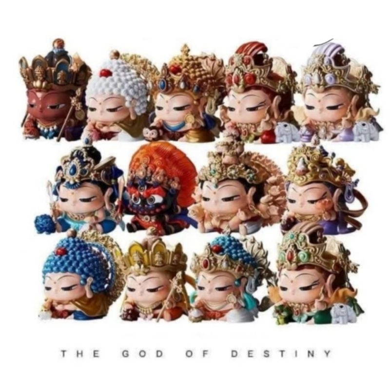 พร้อมส่งในไทย🇹🇭 (ระบุตัว​) FuFuTieFie God of​ Destiny Art Toyเทพประจำปีเกิด