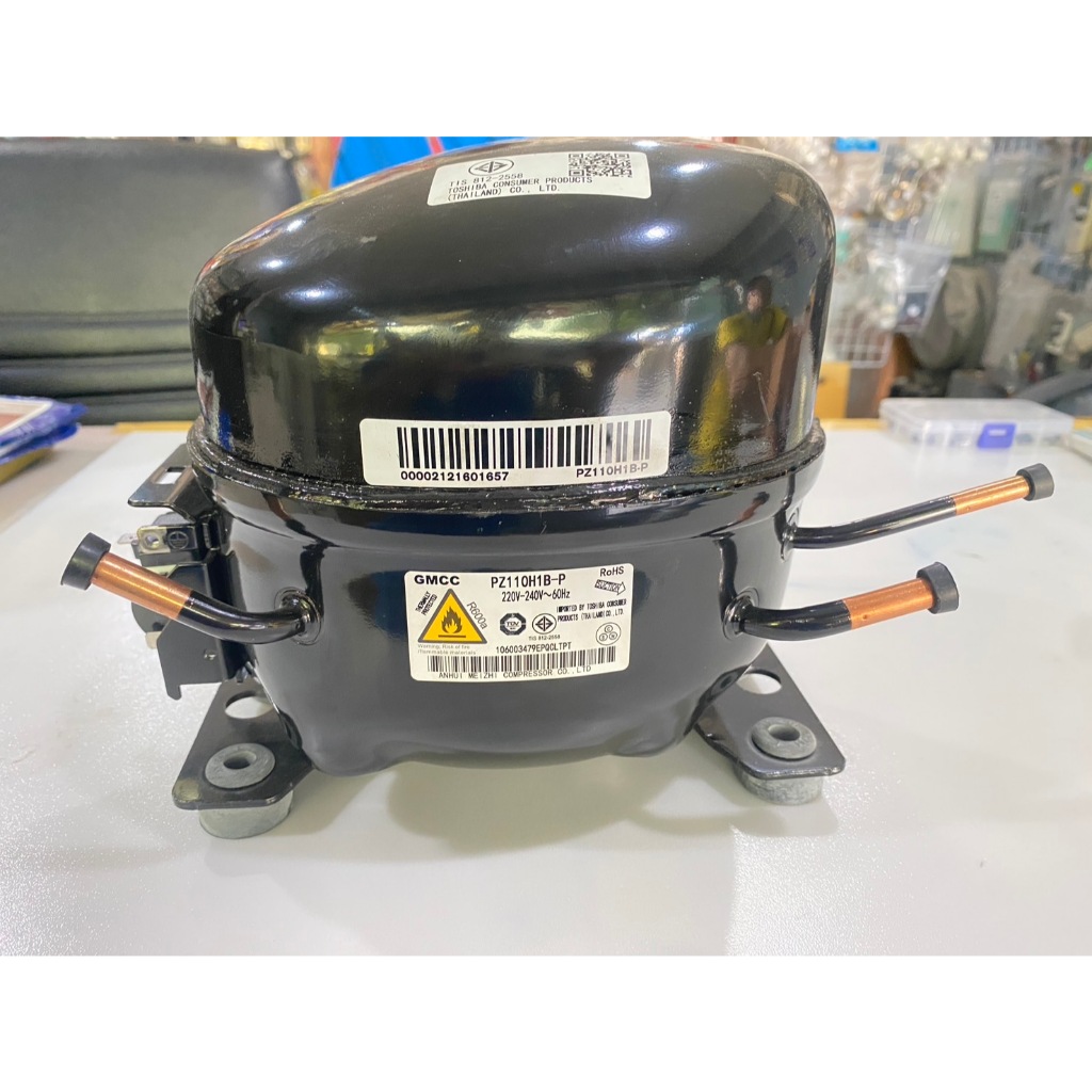 P2175 คอมเพรสเซอร์ เบอร์ PZ110H1B-Pตู้เย็น ตู้แช่แข็ง ตู้แช่กระจก 1- 2 ประตู ใช้น้ำยา R600 ธรรมดา 22
