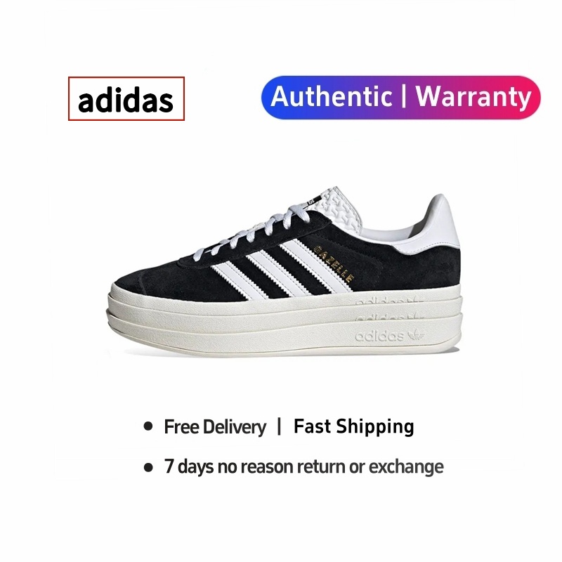 adidas originals GAZELLE BOLD Black White / Gray / Green White