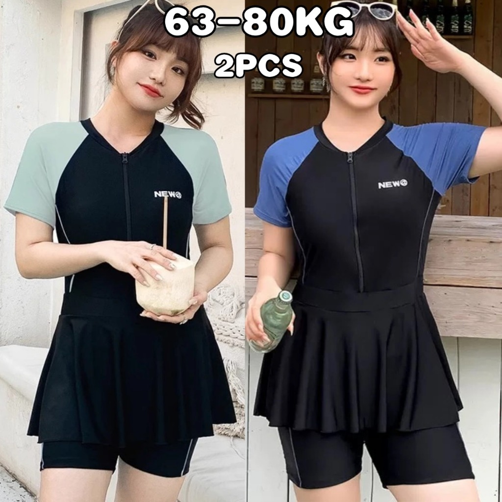 🔥พร้อมส่งจากไทย🔥ชุดว่ายน้ําวันพีช ชุดว่ายน้ําสาวอวบ สาวอวบ ผ้าแห้งเร็ว เป็นยางยืด ผ้าเนื้อดี คนอวบสา