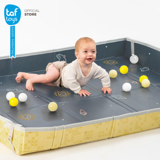 Taf Toys เสื่อรองคลาน พับได้ ขนาดใหญ่ Fold 'n Play Mat ของใช้เด็กแรกเกิด รูปที่ 2