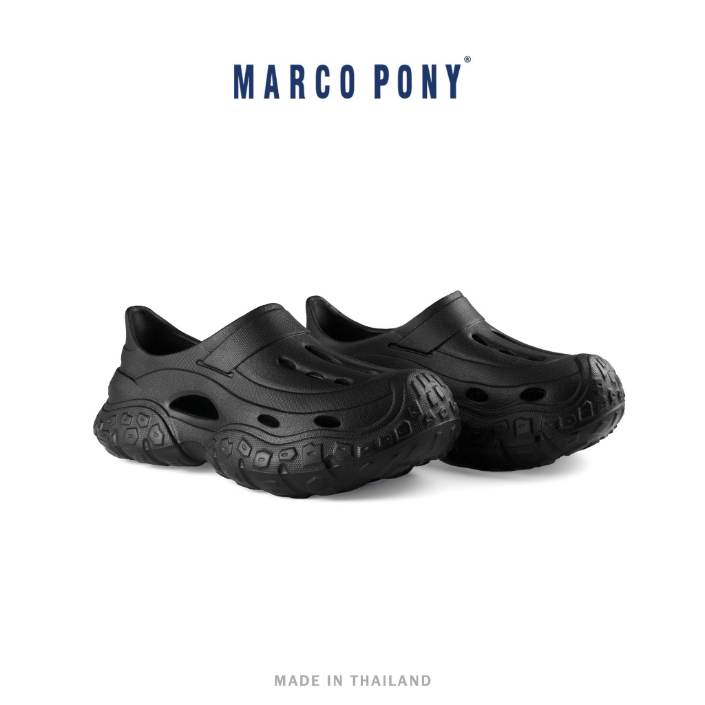 Marco Pony รองเท้าแตะแบบสวม รองเท้าพื้นนิ่ม สามารถใส่ได้ผู้ชายและผู้หญิง ยาง EVA พื้นหนานุ่ม Size 37-43 รุ่น MH9026