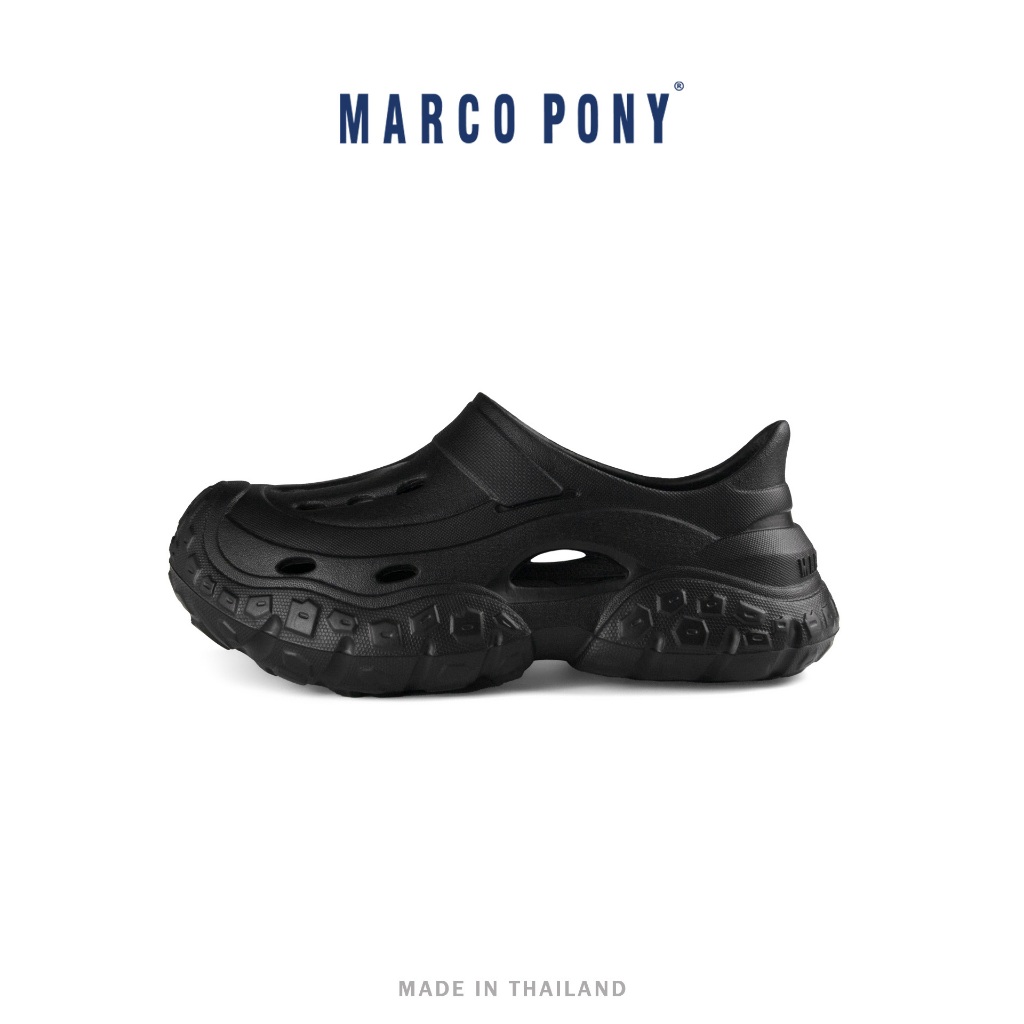 Marco Pony รองเท้าแตะแบบสวม รองเท้าพื้นนิ่ม สามารถใส่ได้ผู้ชายและผู้หญิง ยาง EVA พื้นหนานุ่ม Size 37-43 รุ่น MH9026