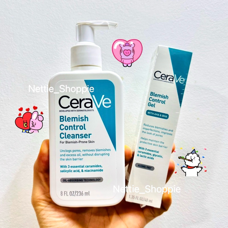 ของแท้ 💯% Cerave Blemish Control Cleanser & Gel