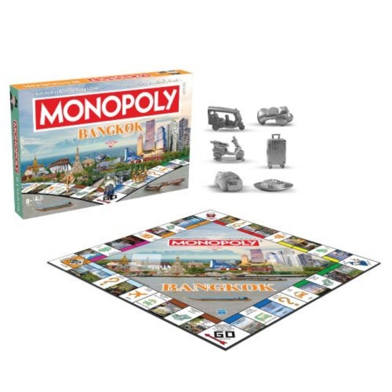 Hasbro Gaming Monopoly Bangkok Edition Thai English Board game จังหวัดกรุงเทพฯ