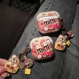 【 m&m 】เคสหูฟัง i12 i11 i13 เคสใสการ์ตูนนูน 1 2 3 เคสหูฟังบลูทูธ gen gen1 gen2 เคสหูฟังไร้สาย Pro Airpods 4