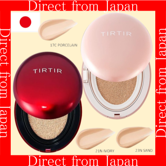 【ส่งตรงจากญี่ปุ่น】TIRTIR Mask Fit Best Cushion 17C/21N/23N 2 สี 72HR-Keep, Cover, Glow