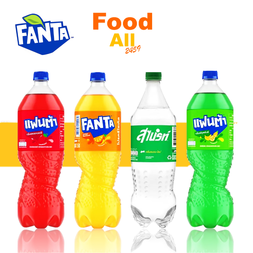 Sprite น้ำอัดลมพร้อมดื่ม แบบขวด ขนาด 1.25 ลิตร จำนวน 6 ขวด มีหลายรส