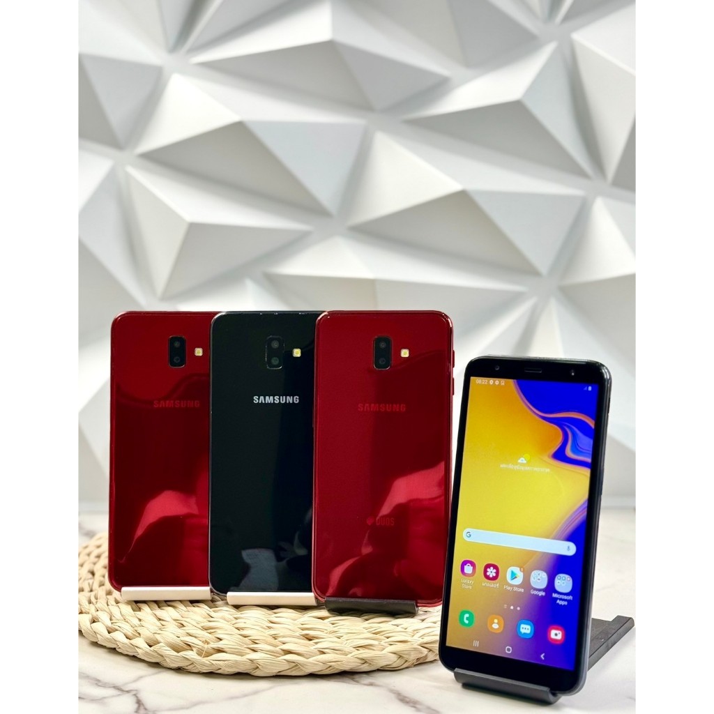 Samsung J6Plus โทรศัพท์มือสองสภาพสวยพร้อมใช้งาน(ฟรีชุดชาร์จ)