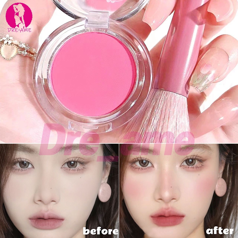 lameila บลัชออนพาเลท เนื้อแมตต์ เครื่องสําอาง โทนนู้ด สีโมโนโครมธรรมชาติ เนื้อดี ขนาดกะทัดรัด
