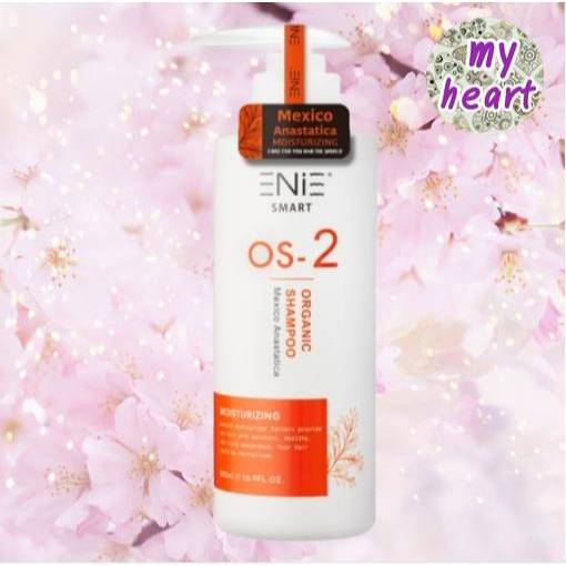 ENIE Smart OS-2 Organic Shampoo 500 ml ความชุ่มชื้นและต้านอนุมูลอิสระตามธรรมชาติช่วยซ่อมแซมผมที่เสีย
