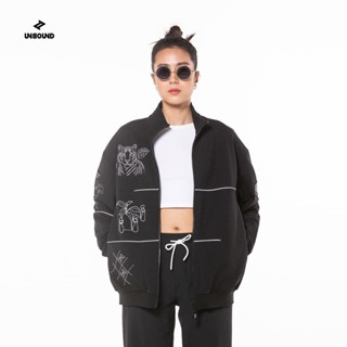 UNBOUND BLACK FOREST OVERSIZED JACKET เสื้อแจ๊คเก็ตแขนยาวสีด…