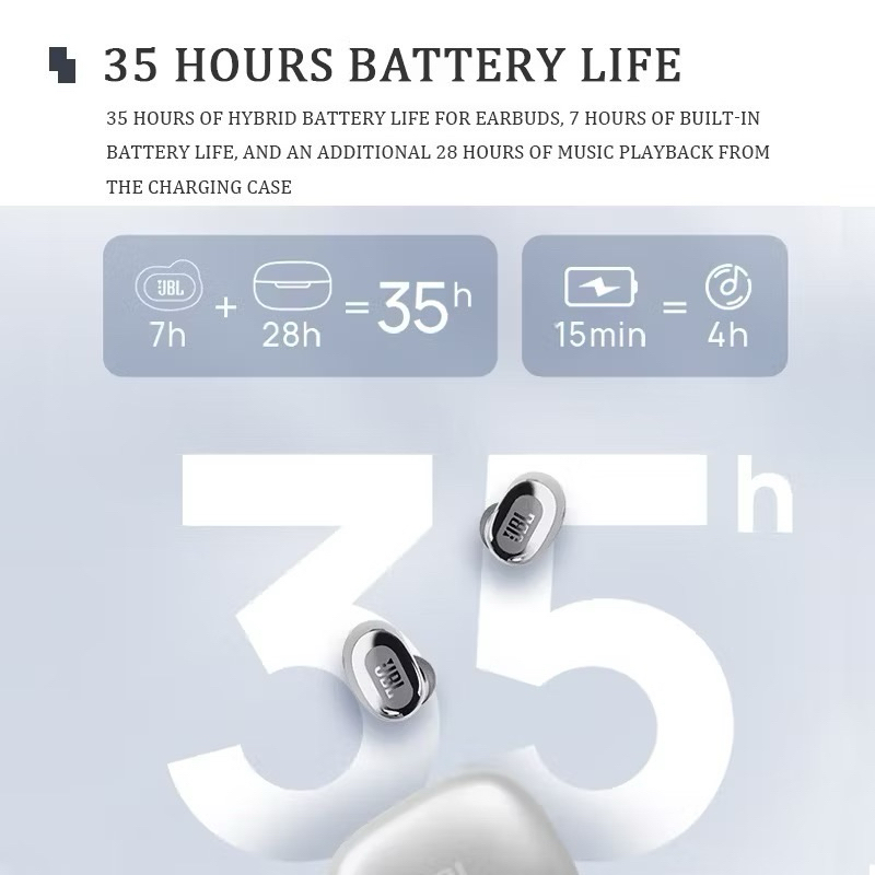 หูฟังบลูทูธ_JBL Live free 2 พร้อมไมค์ในตัว รับประกัน30วัน Bluetooth Earbuds