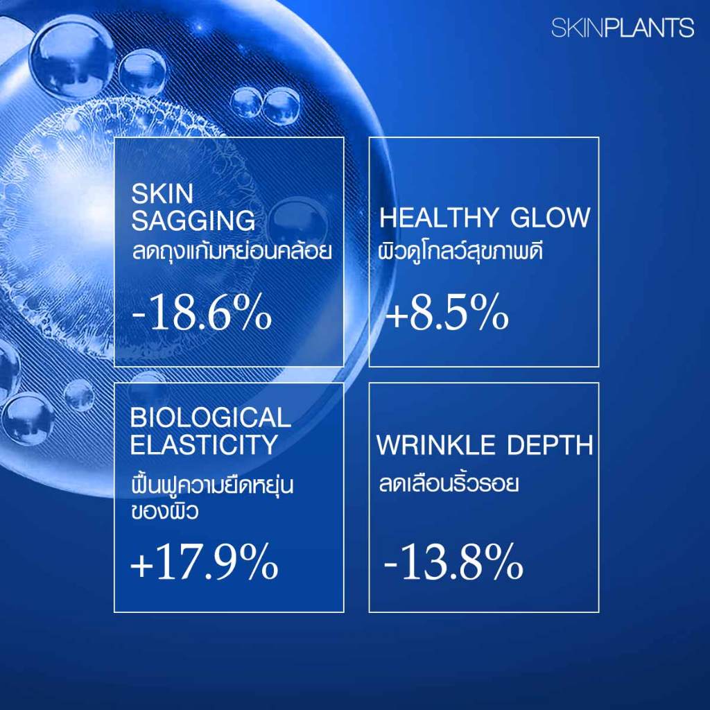 SKINPLANTS BLUE ROSE OVERNIGHT SERUM เซรั่มลดอายุผิว จัดการ Zombie Cell ลดริ้วรอย ผิวชุ่มชื้น — صورة 7