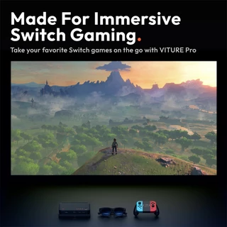 VITURE Pro Mobile Dock แบตเตอรี่ความจุ 13,000mAh ต่อแว่นได้ 2 เครื่อง รองรับNintendo1&2,PS,Xbox,PC