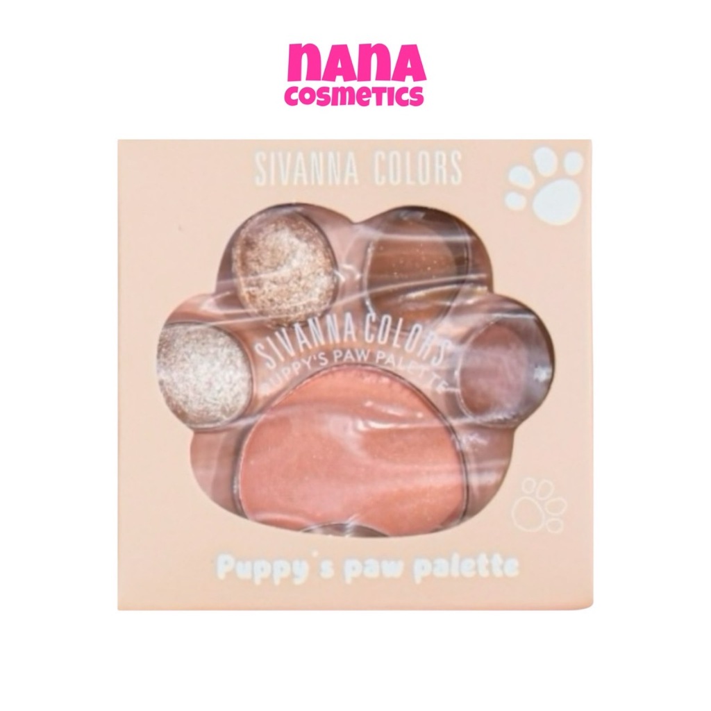 HF662 ชีเวนน่า คัลเลอร์ส พัพพี พอ พาเลทท์ อายแชโดว์ บลัชออน Sivanna Colors Puppy's Paw Palette