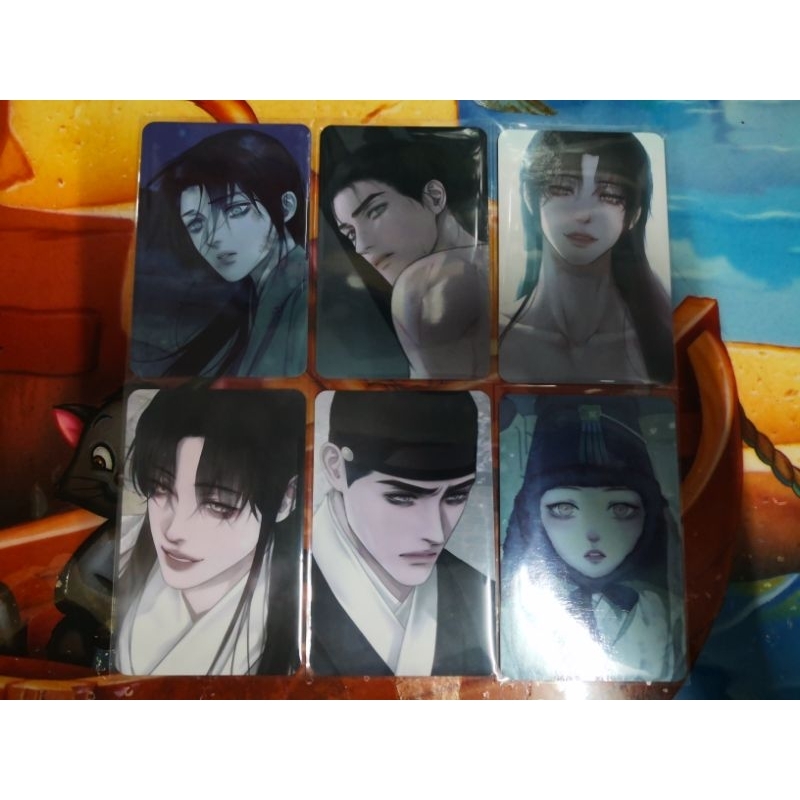 photocard เรื่องสั้นของค่าย lezhin แบบระบุลายค่ะ