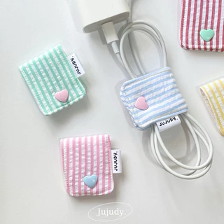 ꔛ Cable holder 💌🫧 ที่รัดสายชาร์จ,หูฟัง น่ารักๆ🎧📧🫶🏻🐰 Jujudy.shop