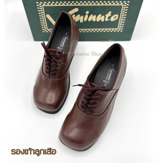 ⭐️พร้อมส่ง⭐️รองเท้าคัชชูลูกเสือ ครูผู้หญิง รุ่น M227 แบบผูกเ…