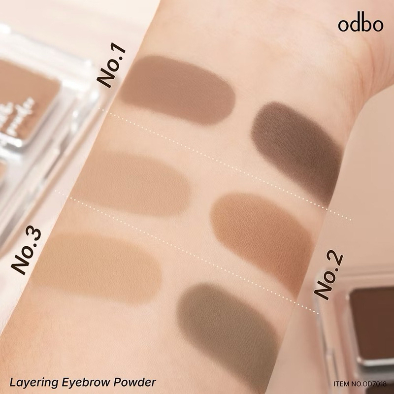 ODBO LAYERING EYEBROW POWDER - OD7018 - รูปที่ 4